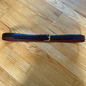 Mens, size 44 Coach Brown Leather Belt.